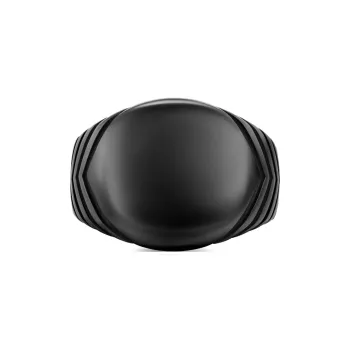 David Yurman Titanium Rings Men's Black