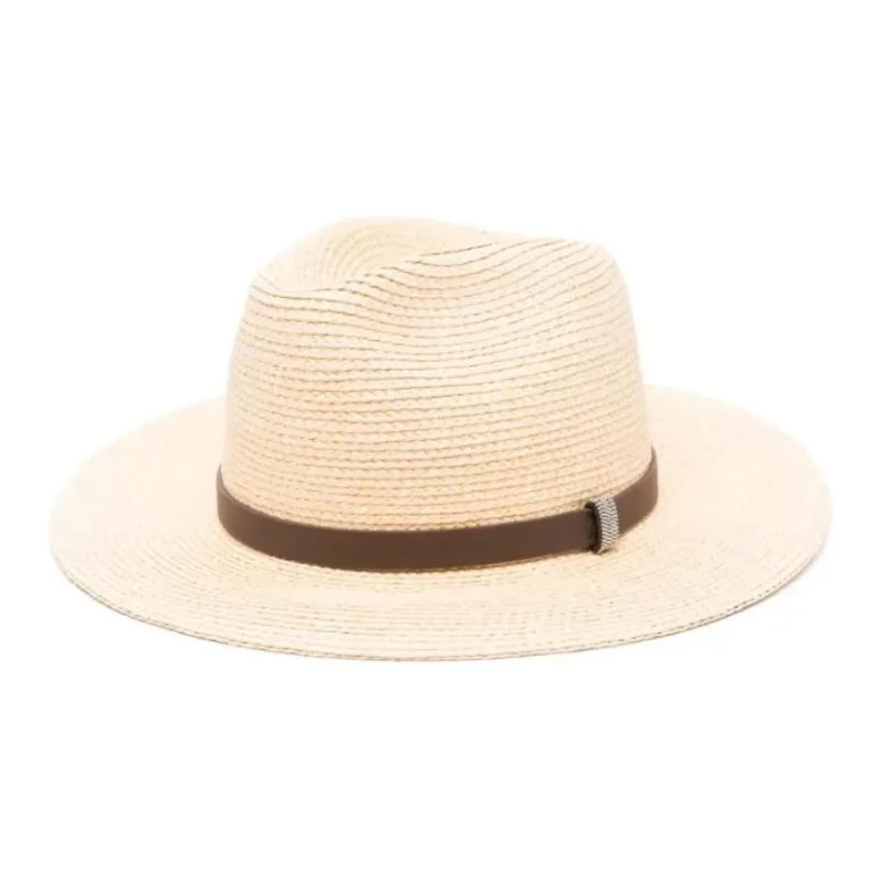 PESERICO Leather strap Fedora-0