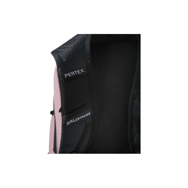 SALOMON Backpack Double Shoulder Outdoor Bag Recycled Polyester 15L Fig Pink Unisex-9