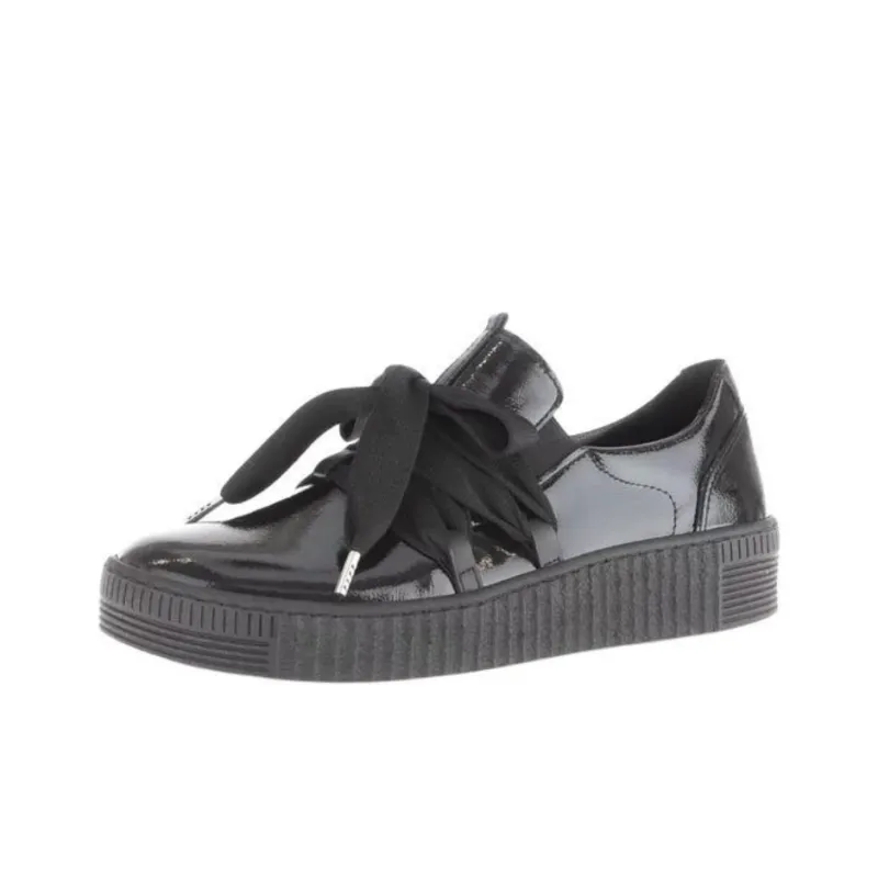Gabor Fashion Low Top Skateboard Shoes Women's Black-2