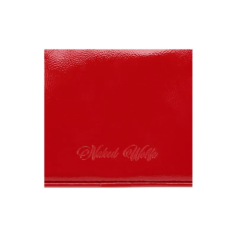 Naked Wolfe Patent Leather Shoulder Bag Women's Candy Red-5