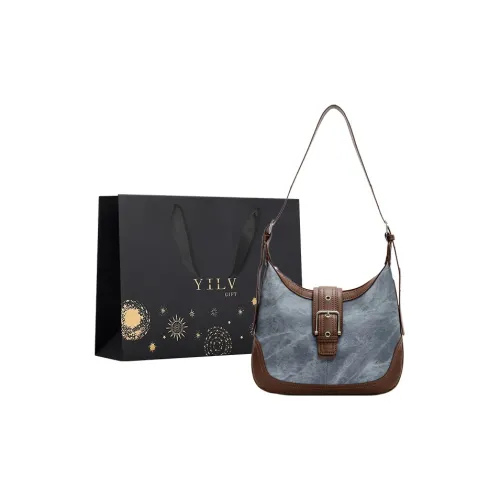 Yi Brigade PU Handbag Shoulder Bag Regular Women's Dark Tea/Ecru/Denim Blue/Coffee