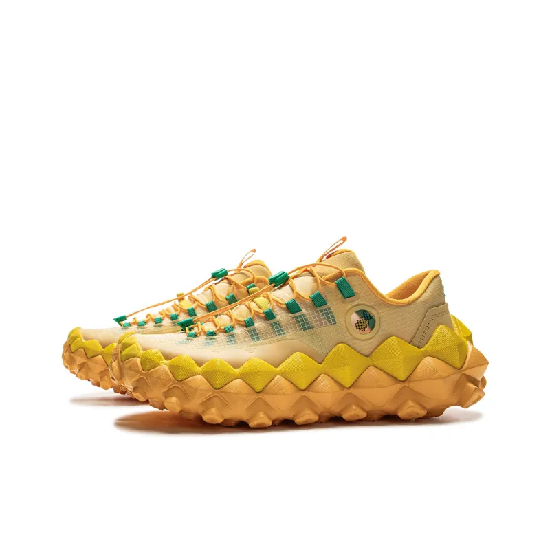 LiNing Cushioning Coverage And Abrasion Resistant Low Top Casual Shoes Unisex Golden Mist Color-2