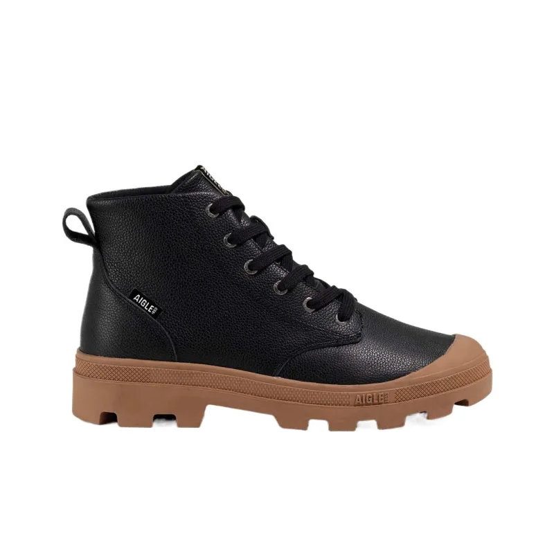 AIGLE Ankle Boots Men Black/Camel-4