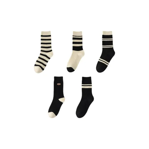 Beerus Mid Calf Socks Women's Combo Set Black Shades