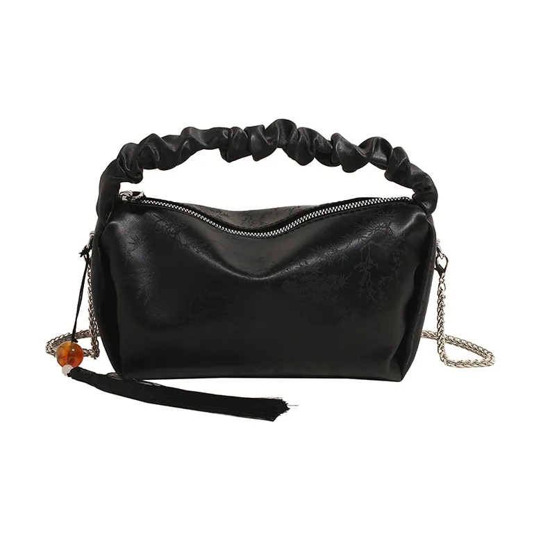 Yalu PU Pillow Bag, Handbag, Shoulder Bag, Crossbody Bag Women's Green/Silver/Black/Ecru-15