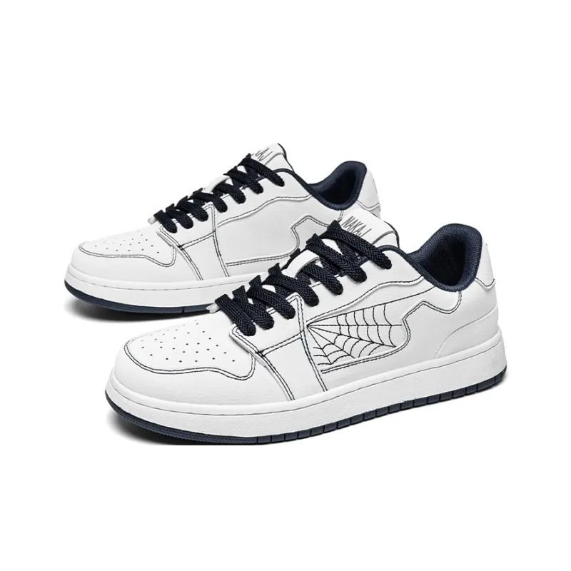 NAKAJ Slip Resistant Cushioning Abrasion Resistant Low Top Skateboard Shoes Men's-1