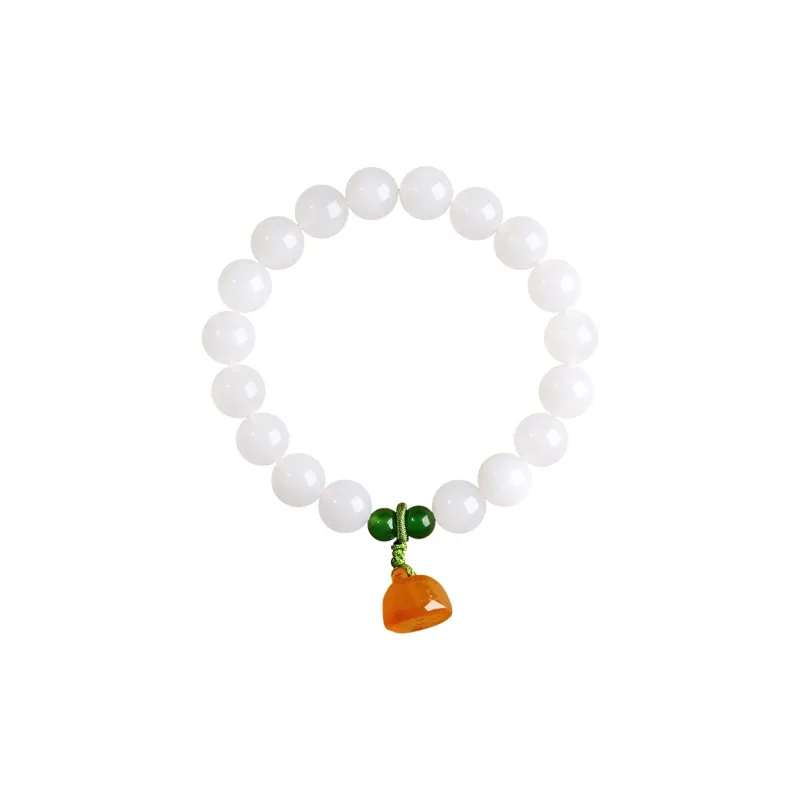 Phoenisess Golden Silk Jade Bracelets Women's-0