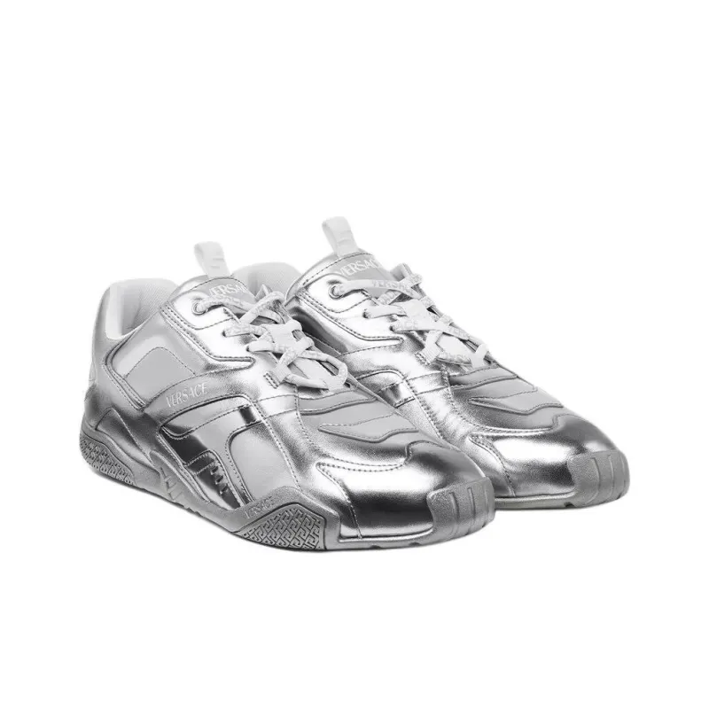 FANSIZHE GALAXIA Low Top Casual Shoes Men's Silver-2