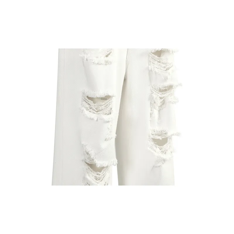 FUERZA Jeans Unisex White-3