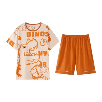 Qiao Ni Tong Pajama Set Men's Little Dinosaur