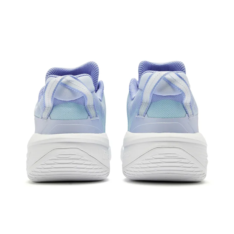 QIAODAN FETEAM Coverage Grip Lightweight Breathable Low Top Basketball Shoes Men's Yi Purple Light Green-5