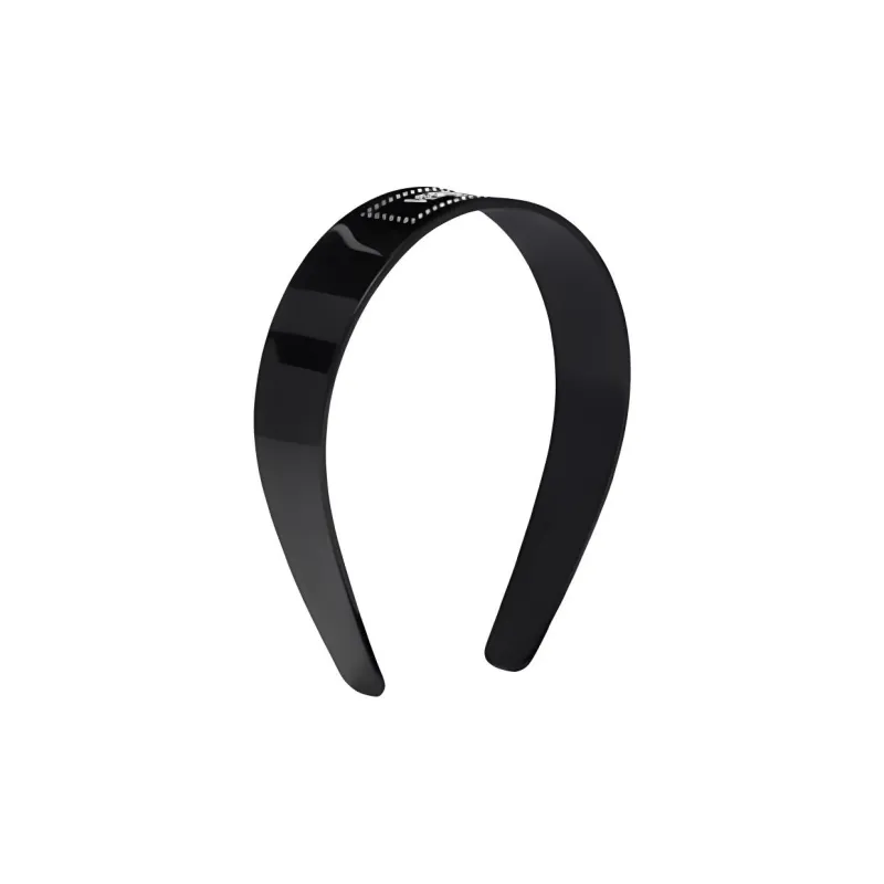 VERSACE Logo Embellished Headband-0