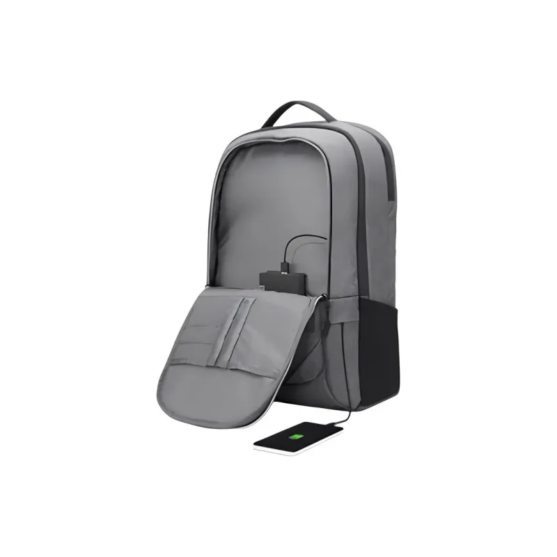 Lenovo Polyester Backpack Men's Charcoal Gray-4