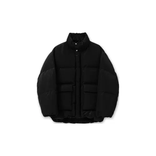 우영미 글로시 구스 다운 블랙 - 24FW