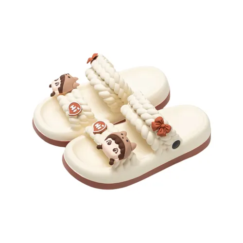 YUZHAOLIN EVA Squashy And Bouncy Feeling Slippers For Women's Summer Cute Cartoon Doll Indoor Home Slippers