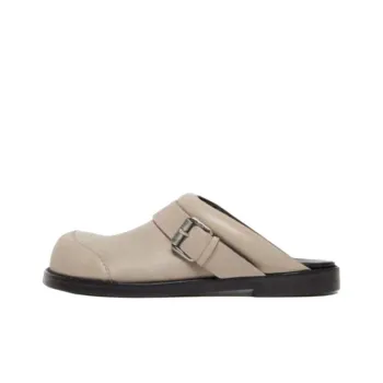 Acne Studios Quiet Closed Toe Slippers Women's Khaki