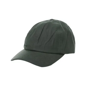 BARBOUR 100% Cotton Baseball Caps Unisex Green