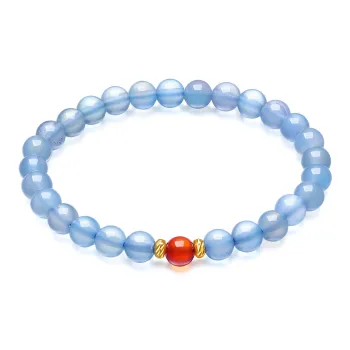 Oriental Jade Chalcedony Bracelets Women's