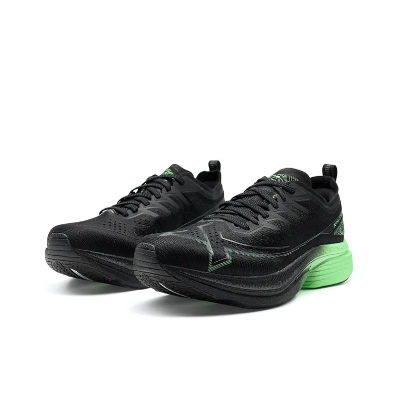 XTEP Cushioning Rebound Support Wear Resistant Slip Resistant Low Top Training Running Shoes Men's Aurora Night Shadow-3