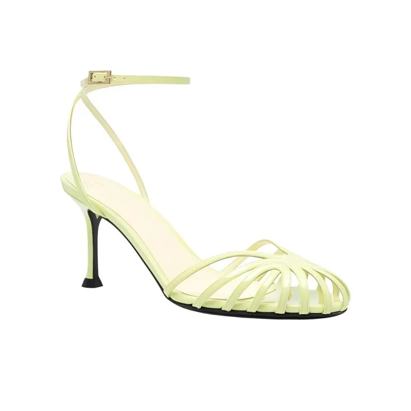 ALEVI Ally One Strap Sandals 7.5cm Women's Green-2