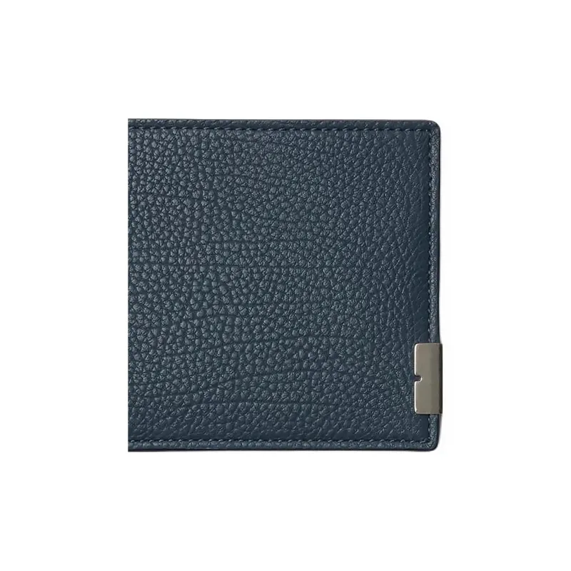 Burberry Calfskin Wallet Men's Lake Blue-4