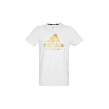 Adidas T Shirt Men's White Gold