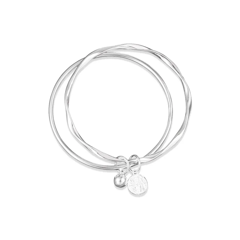 RURA 999 Fine Silver Sterling Silver Bracelets Women's-0