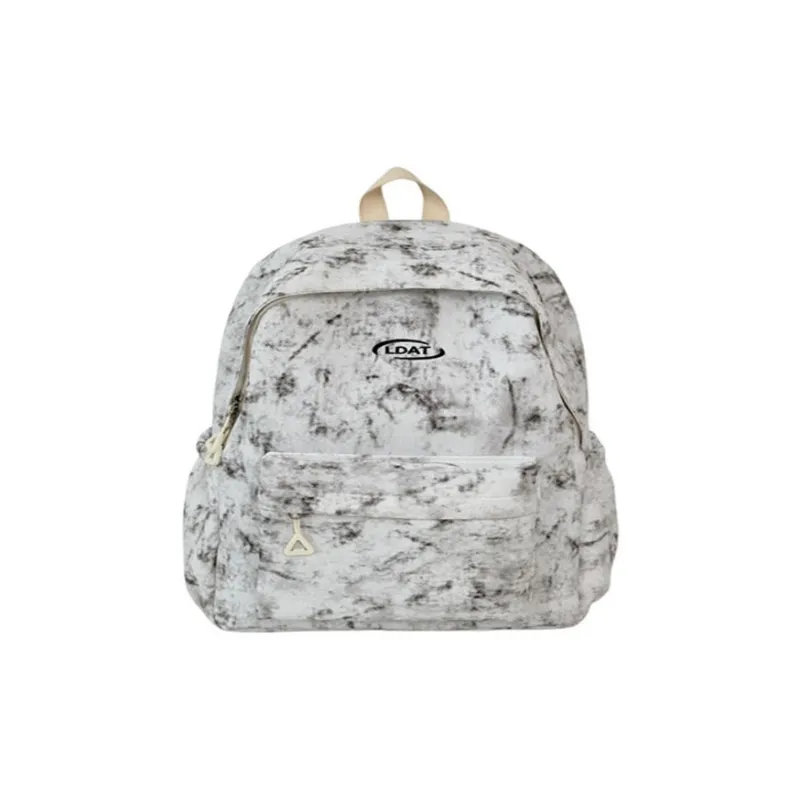 BUBM Nylon Backpack Regular Unisex White/Black/Red/Blue-0