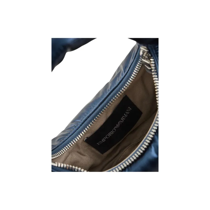 EMPORIO ARMANI Nylon Shoulder Bag, Crossbody Bag, Handbag Kids' Electric Blue-4
