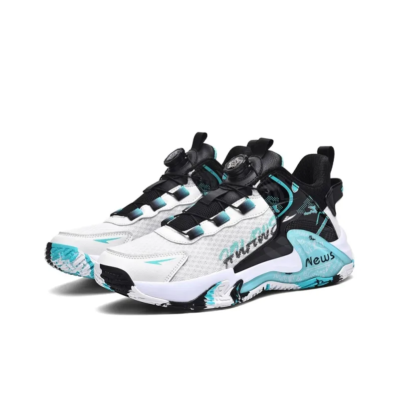 Kuding Cushioned Slip-Resistant Water-Resistant Wear-Resistant Basketball Shoes Men's-17