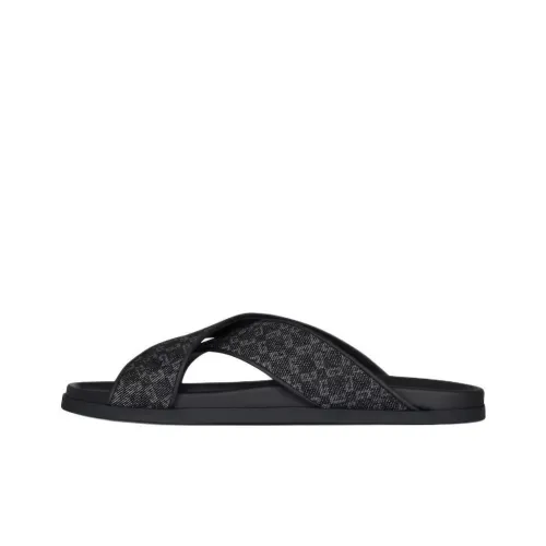 Givenchy G Plage Slide Slippers Men's Black