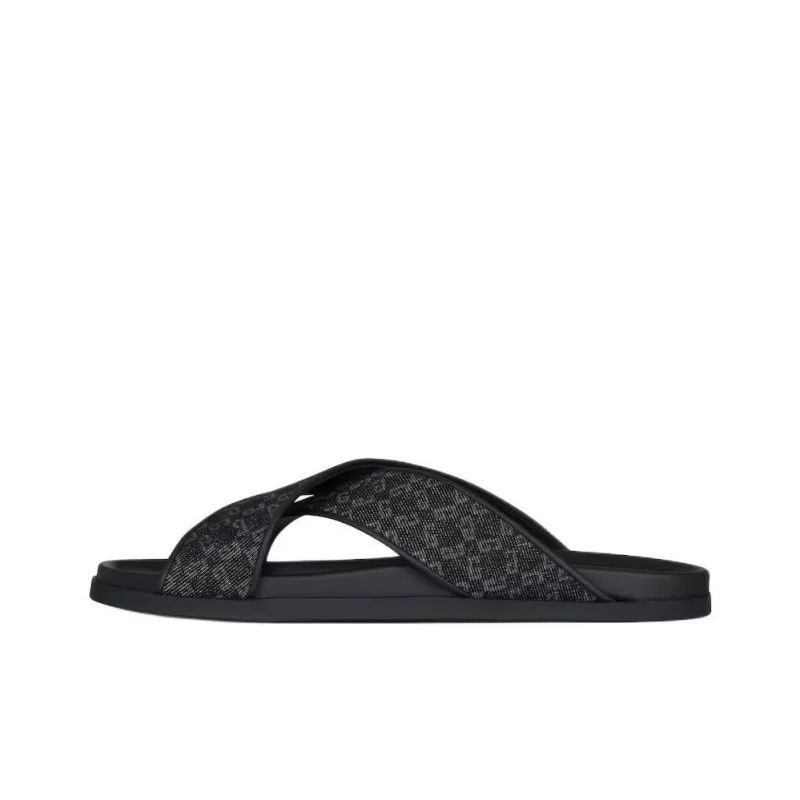 Givenchy G Plage Slide Slippers Men's Black-0
