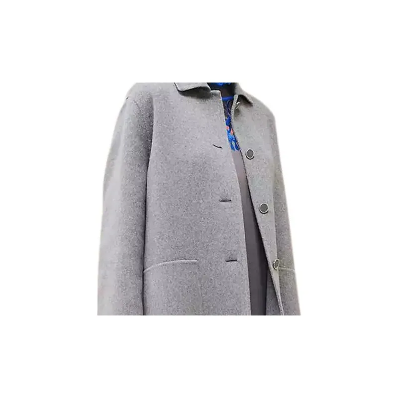 HERMES Coats Women's Gray-4
