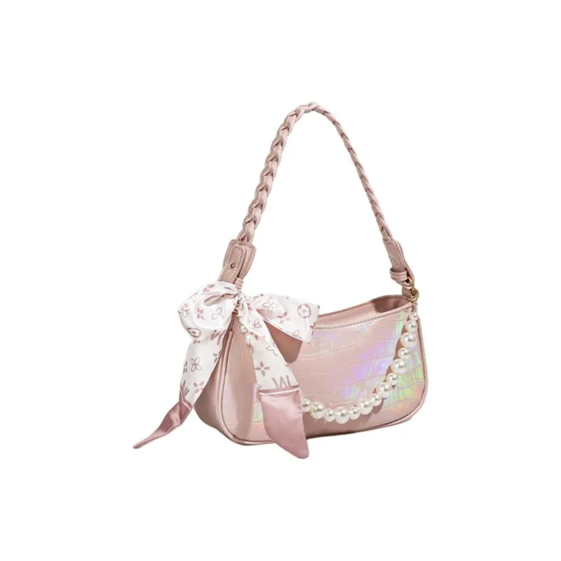 SEPTWOLVES PU Shoulder Bag, Crossbody Bag, Handbag Medium Size Women's Pink-0