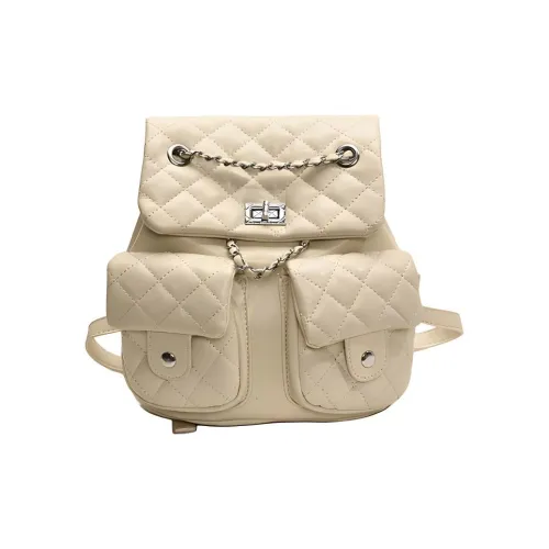 Yalu PU Backpack Women's White/Black/Blue/Pink