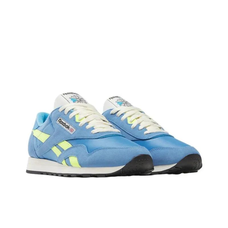Reebok Classic Nylon 'Essential Blue Solar Acid Yellow'-2
