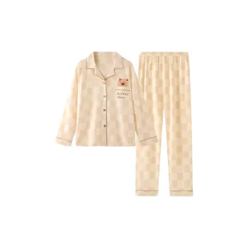 O'MESIK Pajama Set Women's Custard