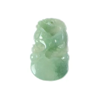 South Asia Bean Type Jadeite Pendants Unisex