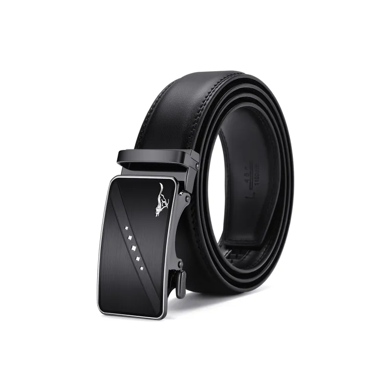 SEPTWOLVES Cow Split Leather Leather Belts Men's Width: 3.5cm-0