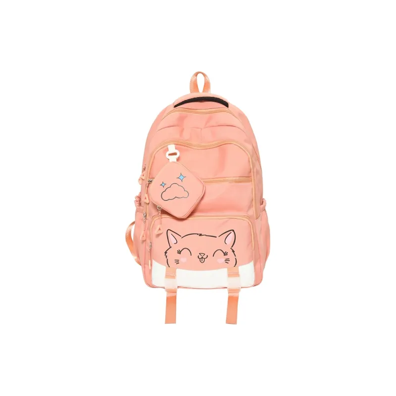 Yalu Nylon Backpack Unisex Multicolor-14