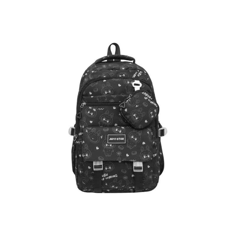 Yalu Nylon Backpack Unisex Multicolor-0