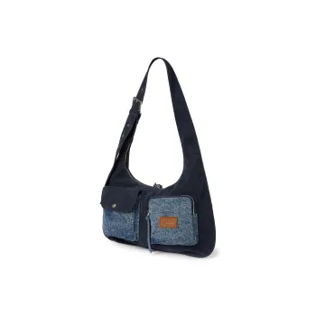 Lee Suede Crossbody Bag Women's Vintage Denim Blue