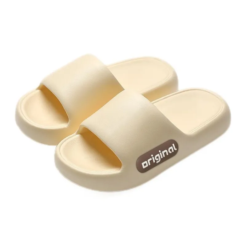 NAIHUO Summer Squashy And Bouncy Feeling Platform Unisex, Home Bathroom Slip Resistant Quiet Couple's Slippers-8