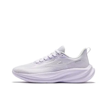 Erke Breathable Lightweight Low Top Training Running Shoes Women's Serene Purple Microcrystalline White