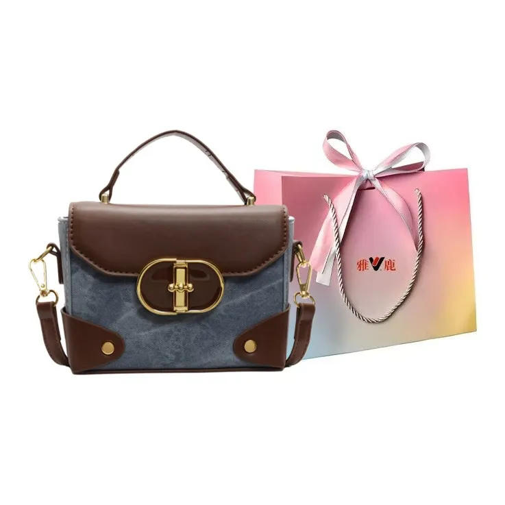 Yalu PU Shoulder Bag, Crossbody Bag, Handbag Regular Women's Black/Ecru/Blue/Coffee-18