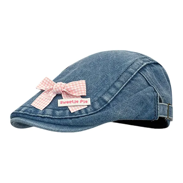MITHAOL KUSC Denim Berets Women's-4
