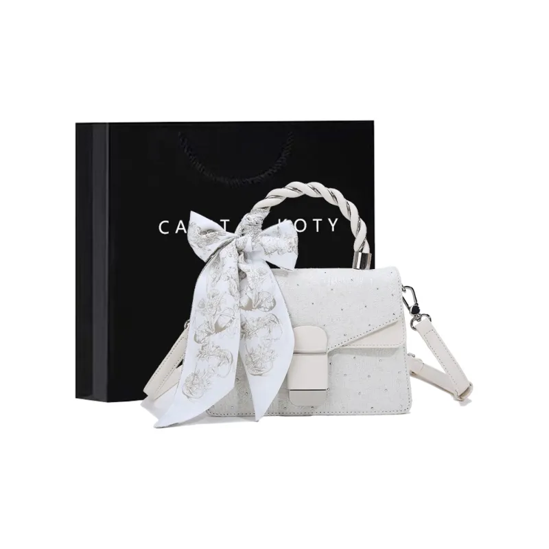 Carit&Koty Polyurethane Handbag Women's Pink/White-7