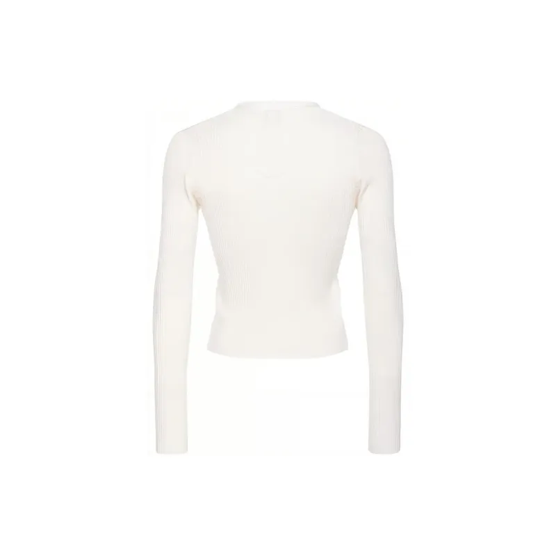 PINKO Love Birds contrasting Logo Cardigan-1