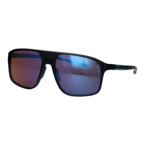 TAG HEUER Irregular Shape Sunglasses Unisex Black